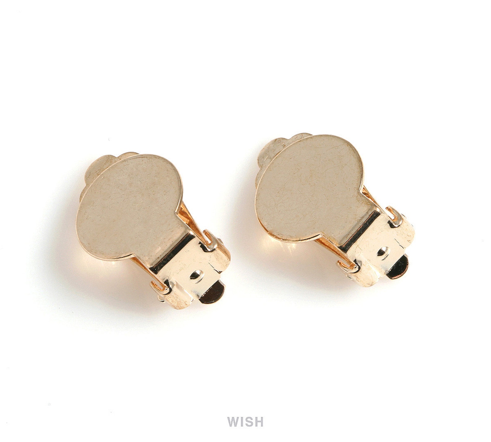 8pcs Clip on Earring Converters in Gold Non Pierced Earrings Etsy