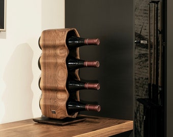 Wooden Wine Rack Anniversary Gift Perfect Wedding Gift Home Decor