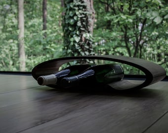 Botellero artesanal: la decoración ideal para amantes del vino y organizadores de portabotellas.