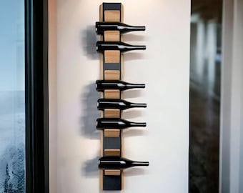 Handmade Minimalist Wine Rack: Stylish Storage for Wine Enthusiasts - DRAPE