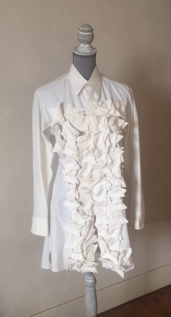 Yohji Yamamoto vintage womens shirt/origami shirt/