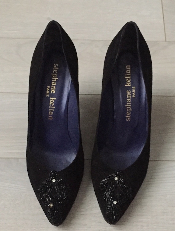 elegant black evening shoes