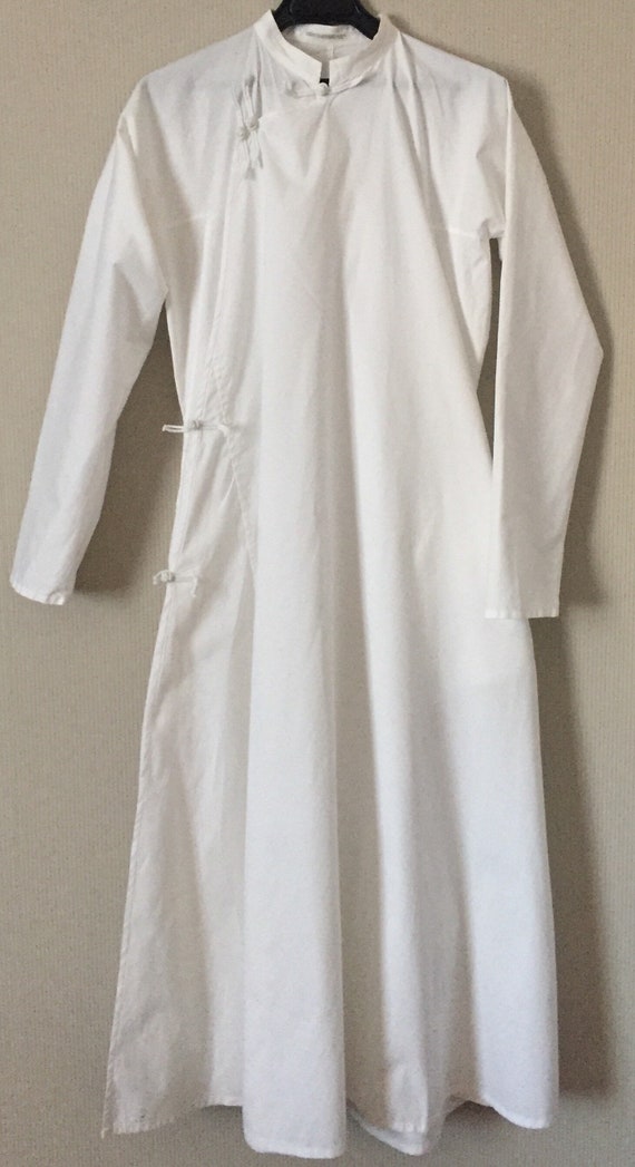 Yohji Yamamoto white cotton dress/summer vibes/whi