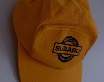 Vintage Subaru 5 Panel Cap | 80s | Retro | 4WD | Perth Western Australia | Cotton