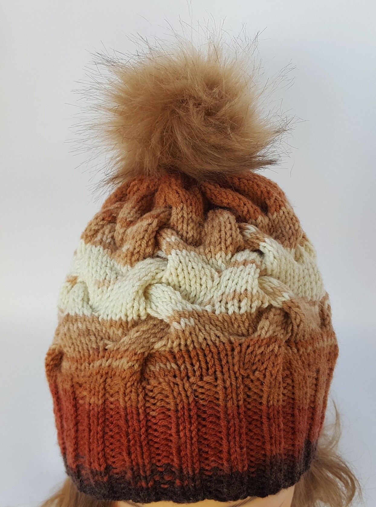 Women Autumn Casual Pure Color Knitted Hat