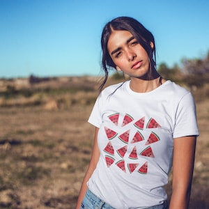 Watermelon t-shirt trendy shirt Birthday t-shirt Summer t-shirt Funny shirt