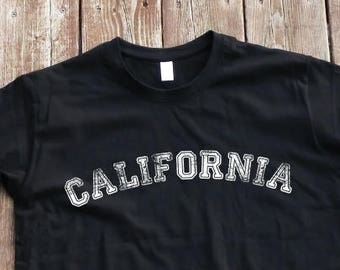 California T-shirt shirt with sayings t-shirt California shirt cool t-shirt