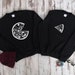 Matching pizza and pizza slice sweatshirt Gift for couple Valentine's day present 