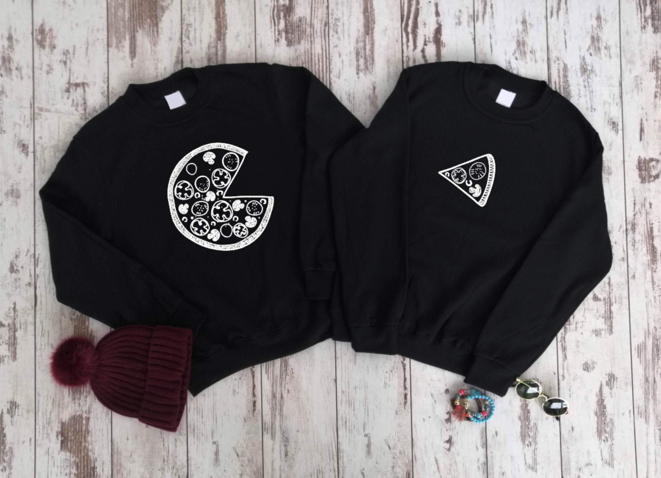Pizza couple online hoodie