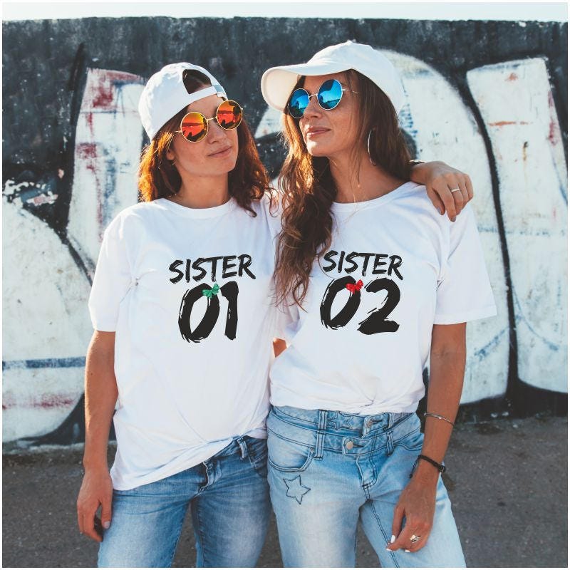 Magliette per best sale sorelle