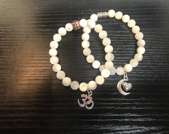 Mother of pearl bracelet | Etsy
