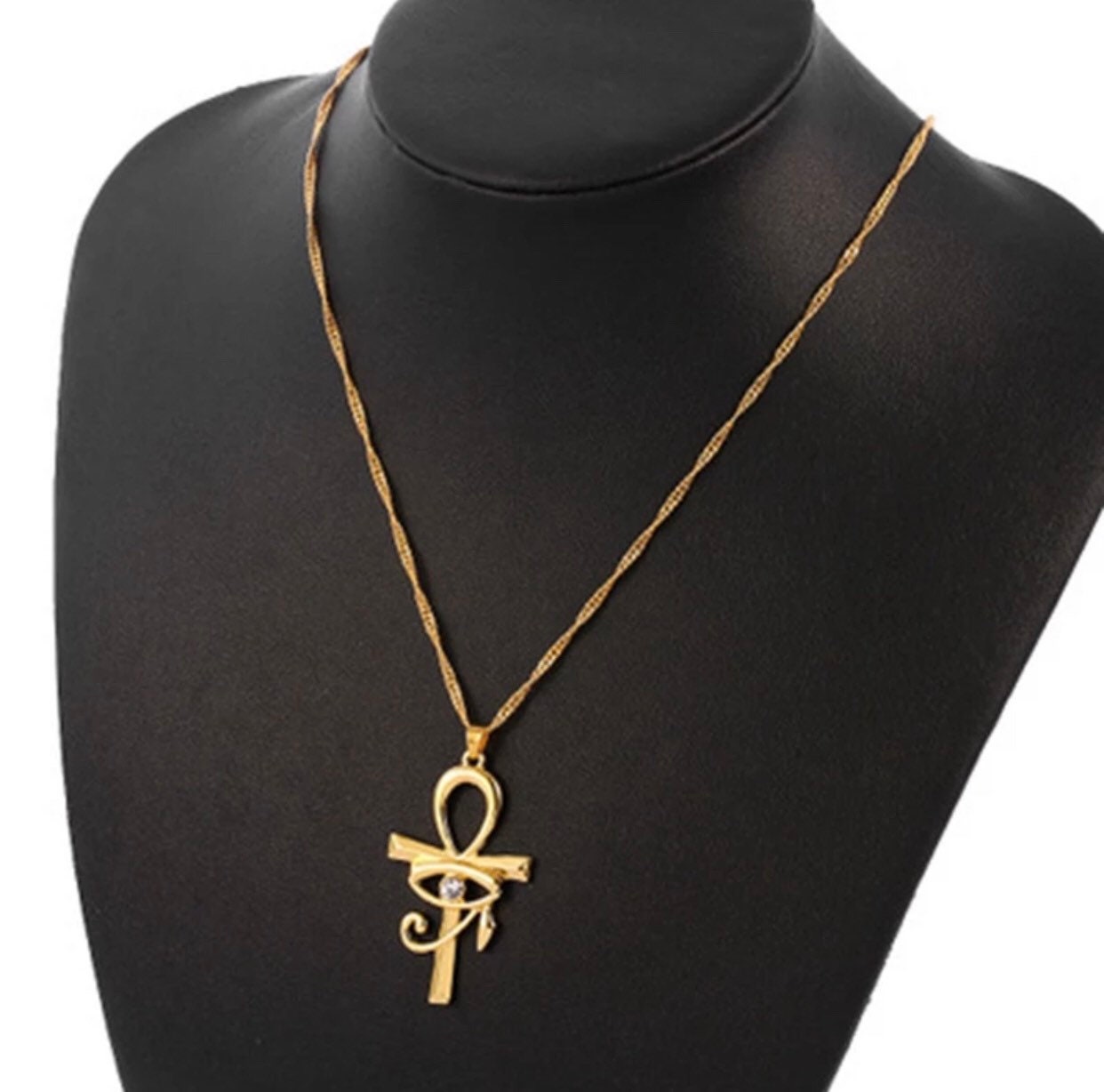 Egypt cross necklace clearance