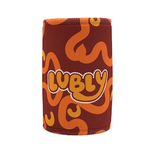 Aboriginsk design | Lubly | Kort kylväska | Brun