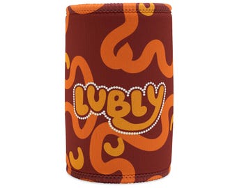 Aboriginal design | Lubly | Stubby Cooler | Brown