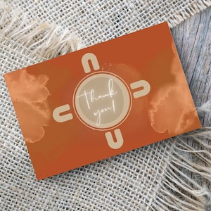 Imprimable| Téléchargement numérique | Carte de visite | Petite carte de visite | Carte de remerciement | Merci les clients