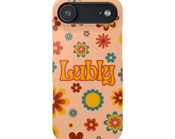 iPhone Case | Aboriginal Design | Lubly | 70's floral | Snap Case |
