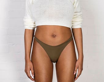 Paula Swimwear Bikini Bottoms (khaki)