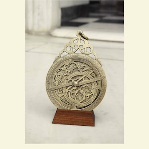 Oriental Astrolabe, Astronomy, Vintage Navigation Instrument, Eastern Astrolabe, Islamic Arab , Planetarium, Zodiacs, Stars, Quadrants