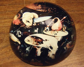 The Garden of Earthly Delights Paperweight, Hieronymus Bosch, Art Gift, Artistic
