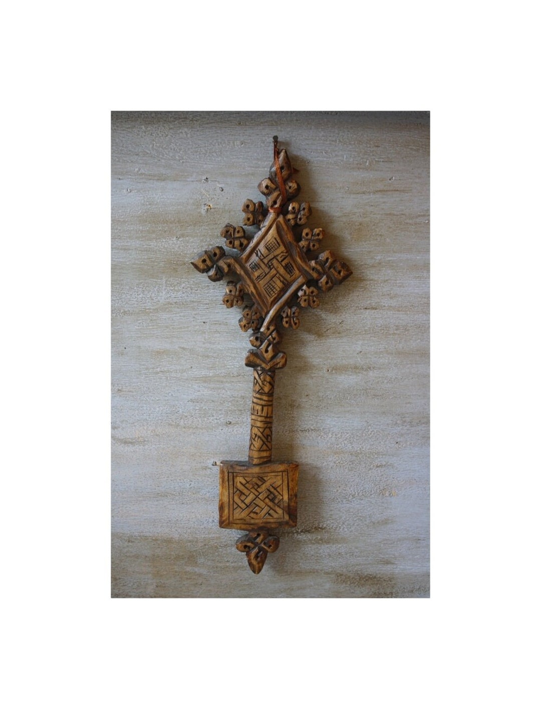 Wooden Ethiopian Coptic Christian Orthodox Cross Ethiopian Etsy