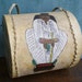Vintage Ethiopian Leather Drum, Coptic, Hand Painted Drum, African Art ...