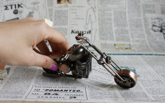 Motorcycle Miniature Scrap Motorcycle Metal Motorbike Harley