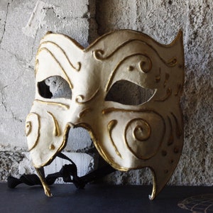 Vintage Venetian Handmade Face Mask, Papier-mâché  Antique Mask, Mask Decoration, Wall Hanging Mask, Venetian Carnival,  Masquerade