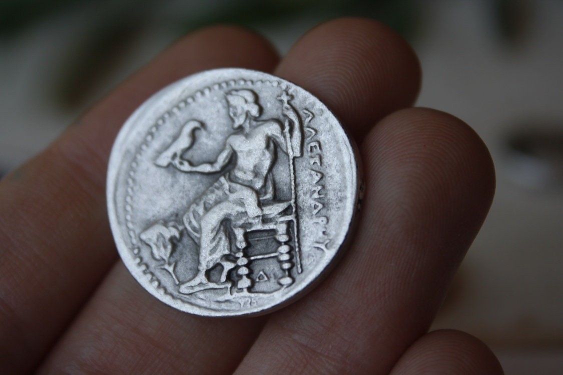 Set of Six 6 Replica Ancient Greek Coins