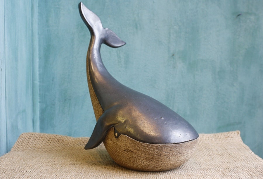Handmade Ceramic Whale