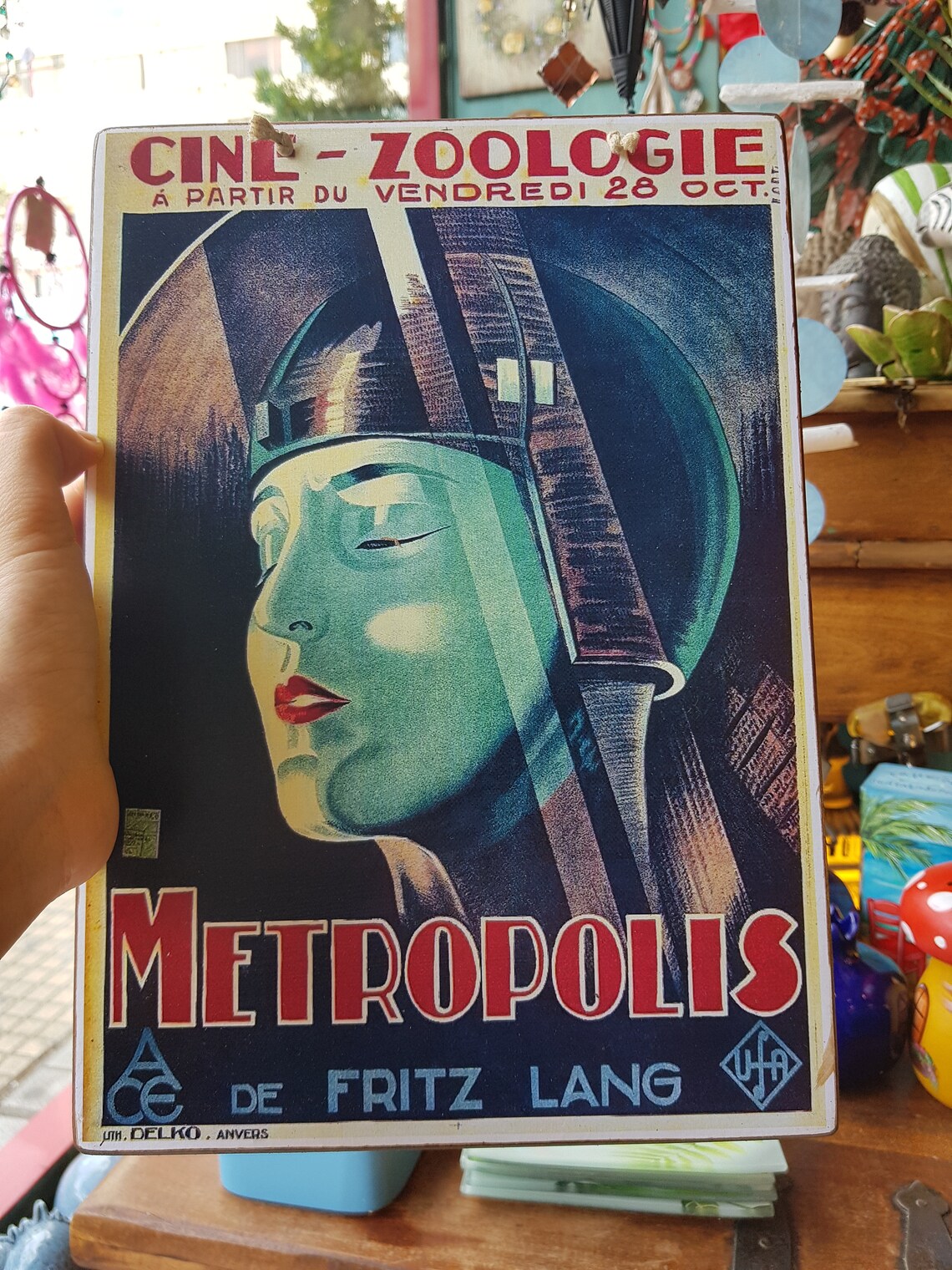Metropolis Wooden Sign, Wall Hanging, Metropolis Film Poster ...
