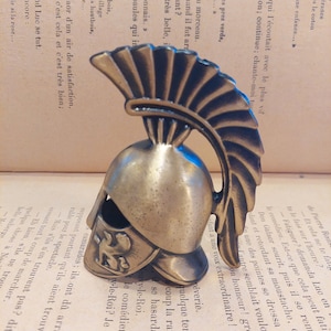 Bronze Ancient Greek Helmet, Vintage Helmet Miniature, Bronze Greek Helmet, Warrior Helmet, Spartan Helmet, Ancient Greek Warrior, Greek Art