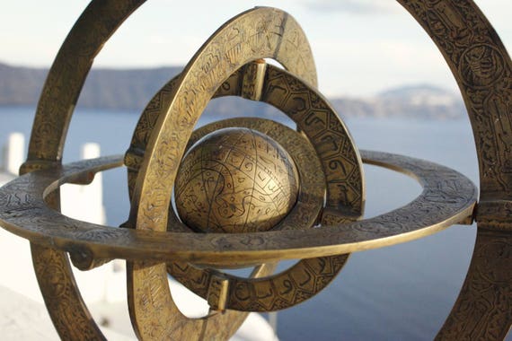 天球儀 アストロラーべ オブジェ ヴィンテージ アンティーク レトロ 天文 Amazon.co.jp: H35 (真鍮) アストロラーベ 古代天体観測器機