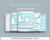 Nurse Practitioner SOAP Note Template (Digital Download)