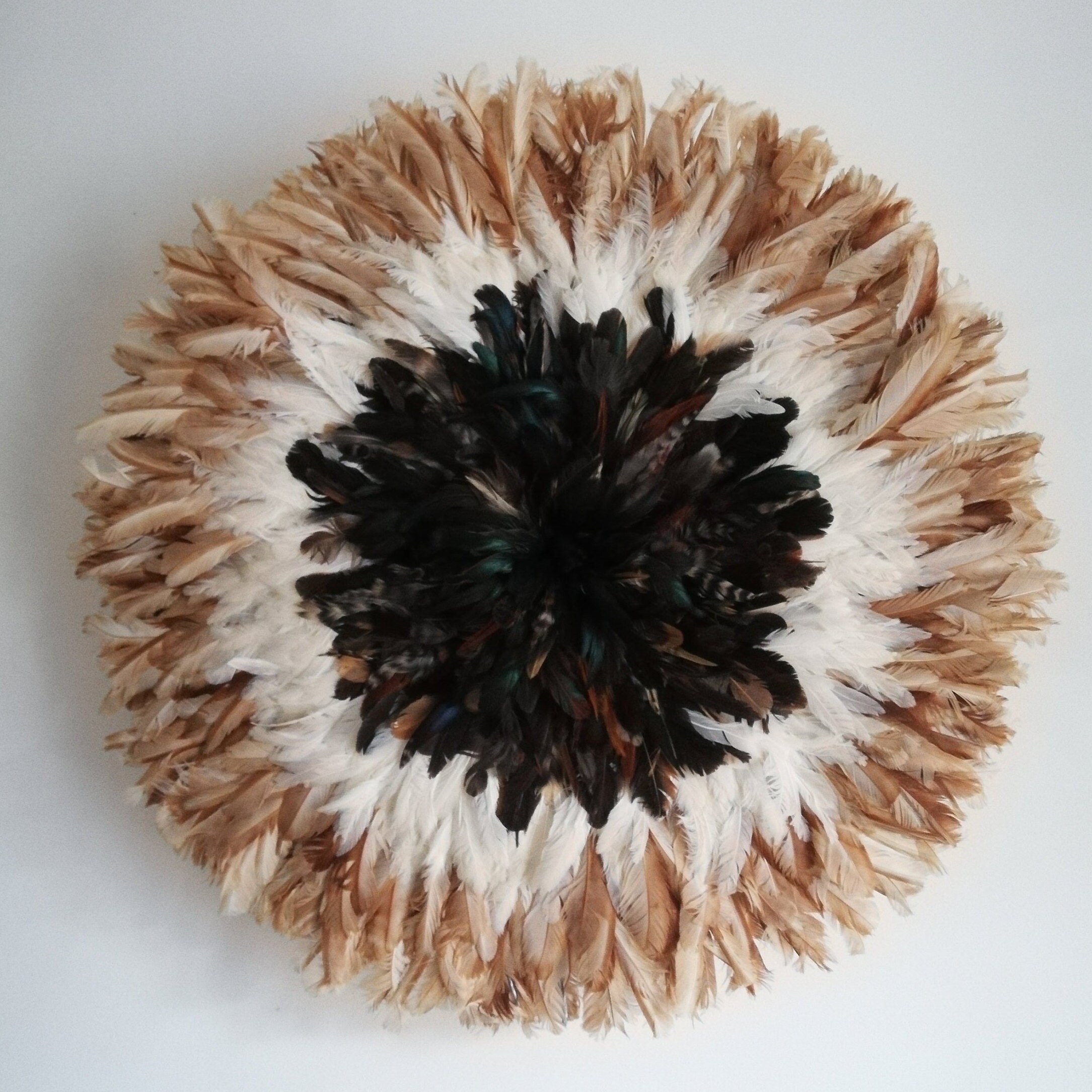 Authentique Juju Hat Moucheté Naturel, Blanc & Brun