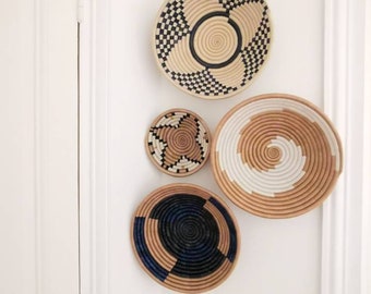 Autentyczny kosz kenijski/dekoracja ścienna/kosz owoców/pusta kieszeń