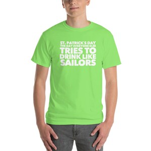 St. Patricks Day Drink Like Sailors T-Shirt image 3