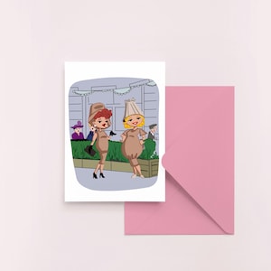 Lucy à Paris Cartes de vœux | J'aime les cartes vierges Lucy