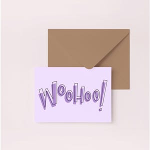 Woohoo! Greeting Card | Blank Card