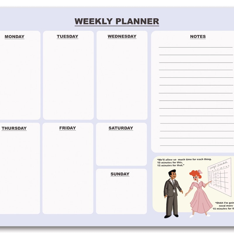 I Love Lucy 2025 Calendar - Etsy