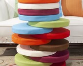 Outdoor Sunbrella Chair Cushion, Garden Wicker Bistro Patio Seat Cushion, Indoor Kitchen Dining Chair Pad Water Resistant Square U Round 16 quot