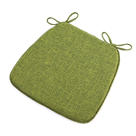 Linen Dine Chair Pad W Ties Gripper Kitchen Cushions Australia Gripper Kitchen Chair Cushions, Non Slip Chair Cushions Australia