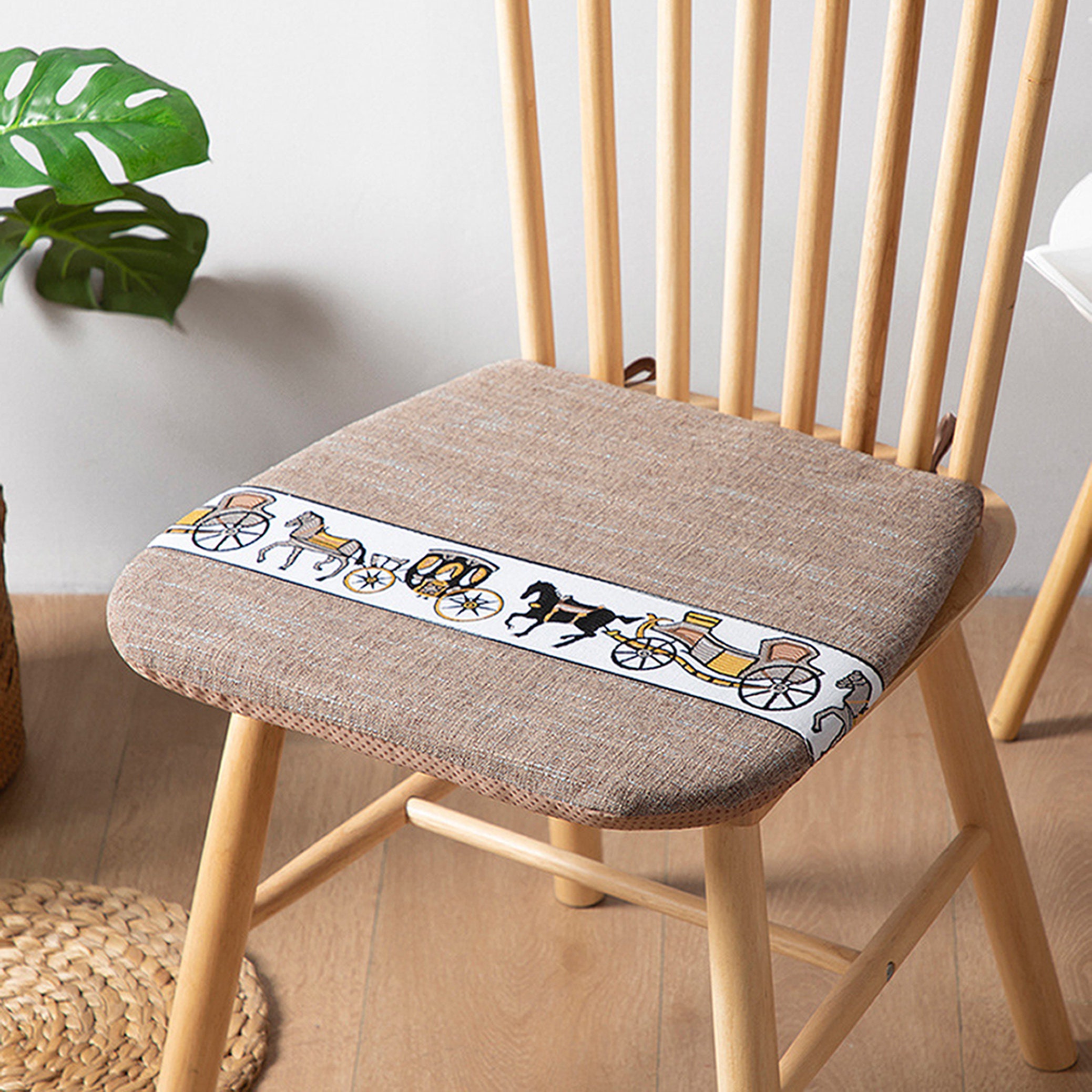 Windsor Chair Cushions w/ Ties Dine Chair Pads Kitchen Etsy