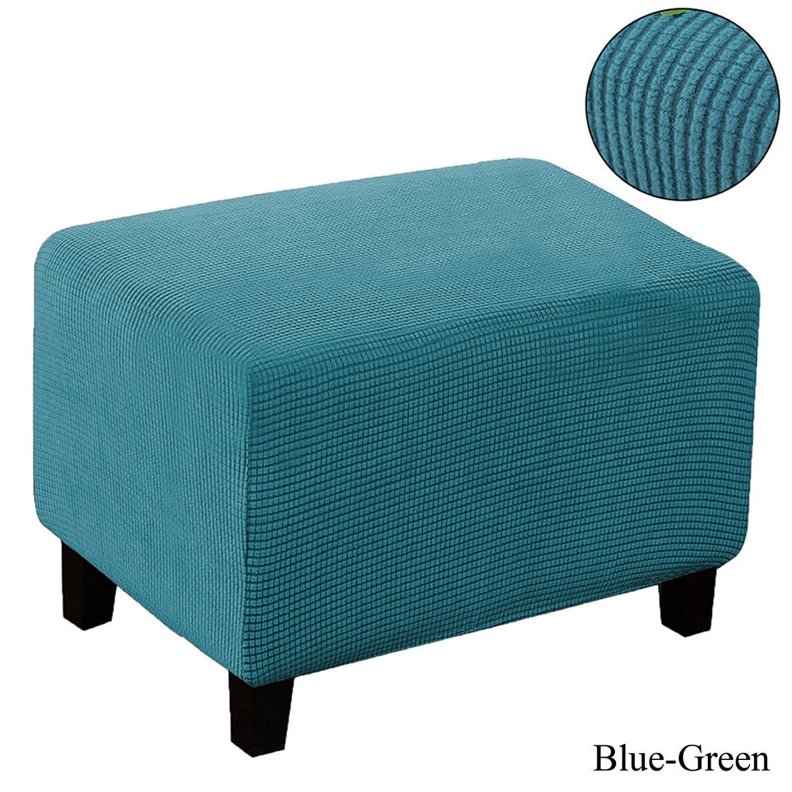 Custom Stretch Ottoman Covers Footrest Footstool Bench Etsy