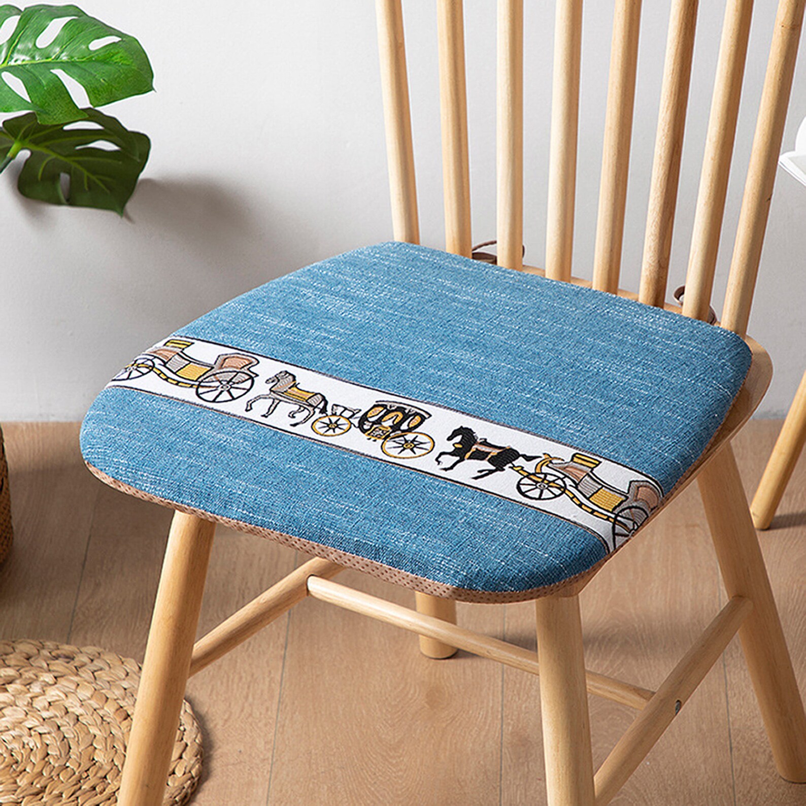 Windsor Chair Cushions w/ Ties Dine Chair Pads Kitchen Etsy