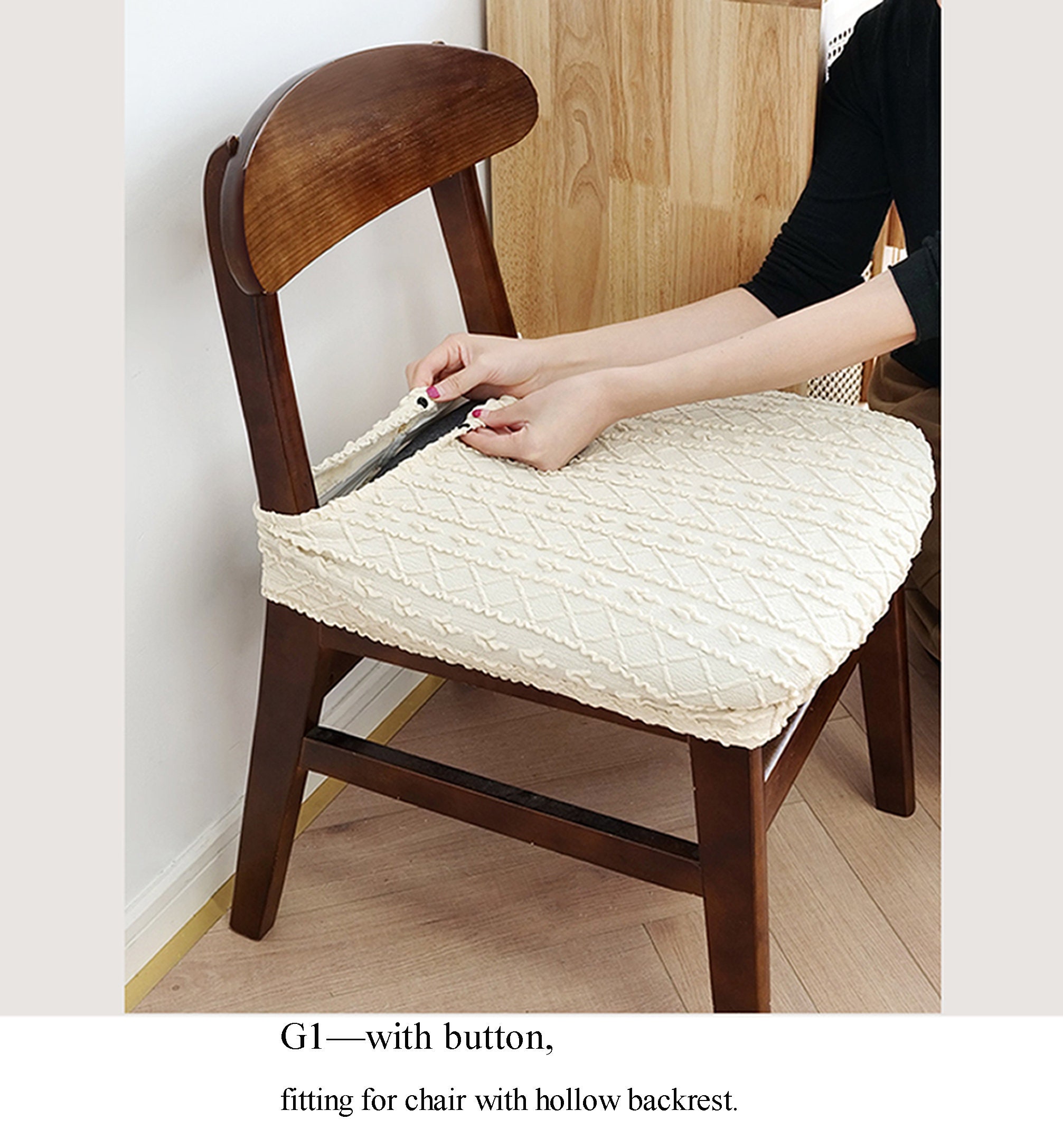 Stretch Dine Chair Seat Covers Kitchen Chair Slipcovers Etsy