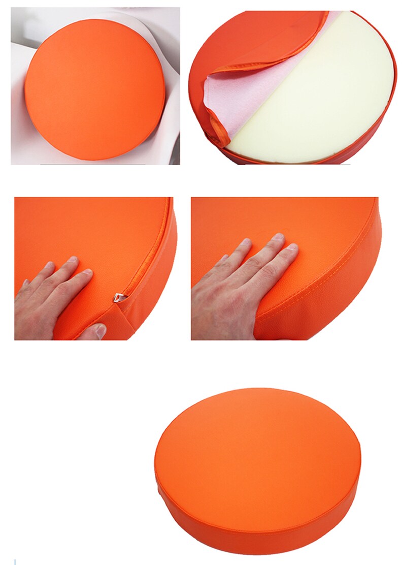 Faux Leather Chair Cushions Kitchen Dining Chair Pad Patio Etsy