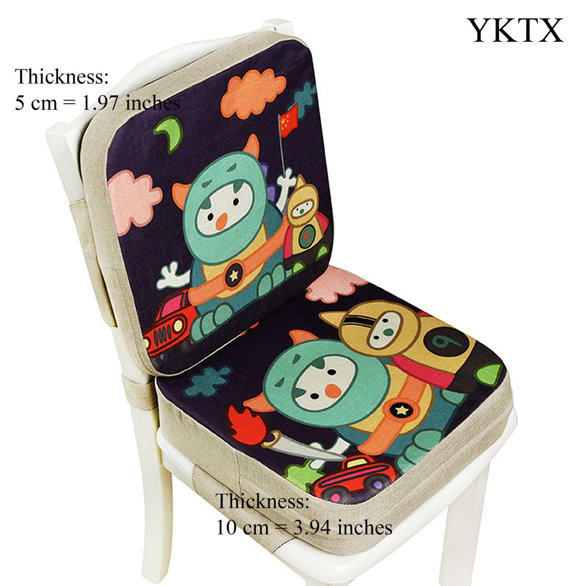 Children Booster Seat Cushion Dining Kids Baby Toddler Child Etsy