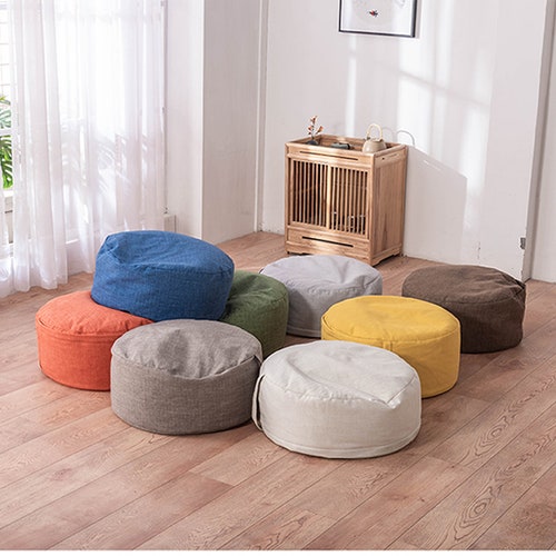 New Footstools Cube Bean Bag Foot Rest Stool Pouffe Living Room Beanbag indoor 