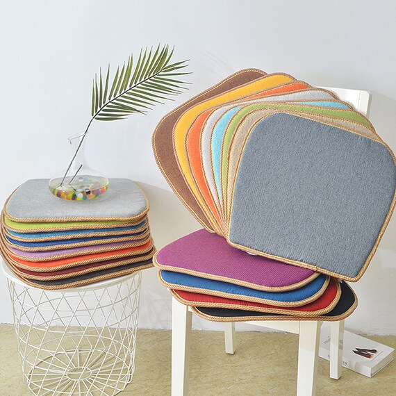 Dine Chair Cushion With Ties Gripper Kitchen Chair Pads Etsy Canada
