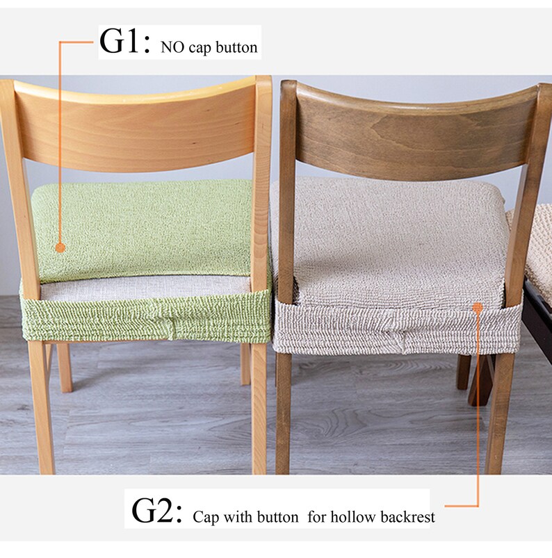 Custom Stretch Chair Seat Covers Kitchen Dine Chair Etsy UK